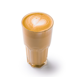 Bio-Pumpkin Spice Latte mit Bio-Espresso